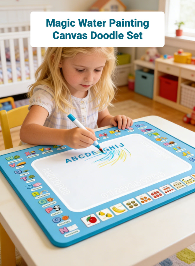 Large Magic Water Canvas Water Magic Learning Blanket Water Writing Cloth Children's Drawing Super Size Clean Water Repeated Graffiti Water Painting Blanket