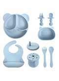 10-Piece 100% Food-Grade Silicone Baby Feeding Set
