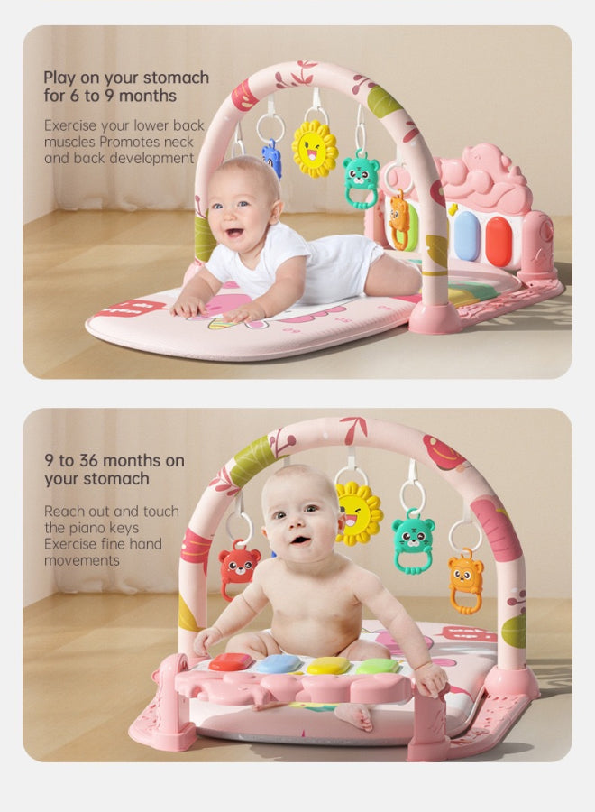 Baby Activity Mat Musical Activity Centre Baby Piano Activity Mat Newborn, Toddler and Infant Tummy Time Training Mat Unicorn Design