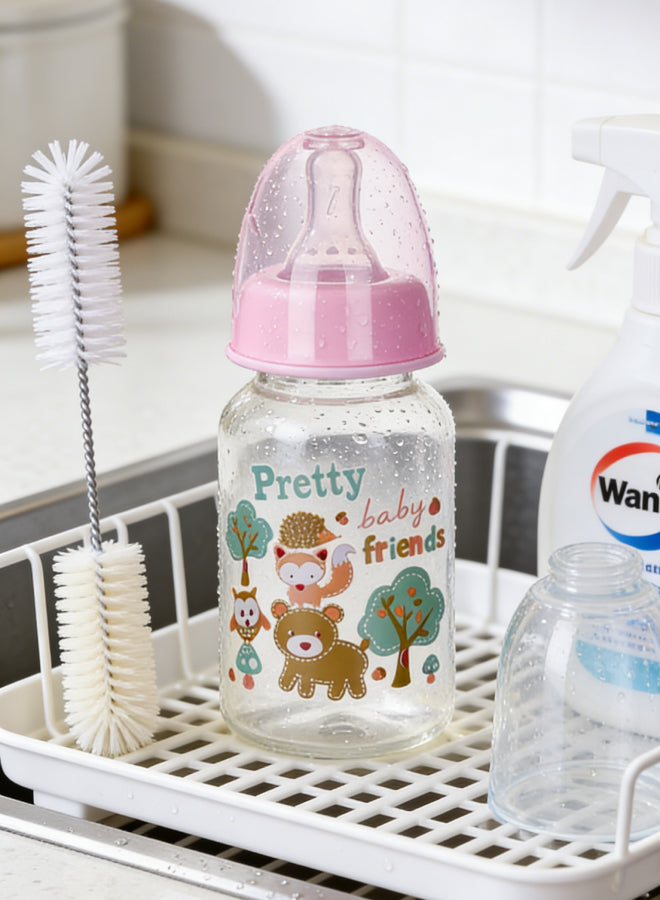 125ml Newborn Baby Bottle, Anti-Choke & Leak-Proof Large Capacity PP Bottle