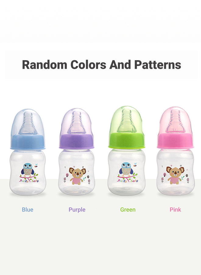 60ml Mini Anti-Choke Newborn Baby Bottle, BPA-Free Food-Grade PP (Suitable for 0+ Months)