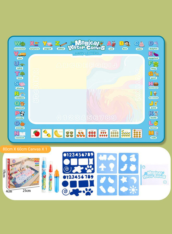 Large Magic Water Canvas Water Magic Learning Blanket Water Writing Cloth Children's Drawing Super Size Clean Water Repeated Graffiti Water Painting Blanket