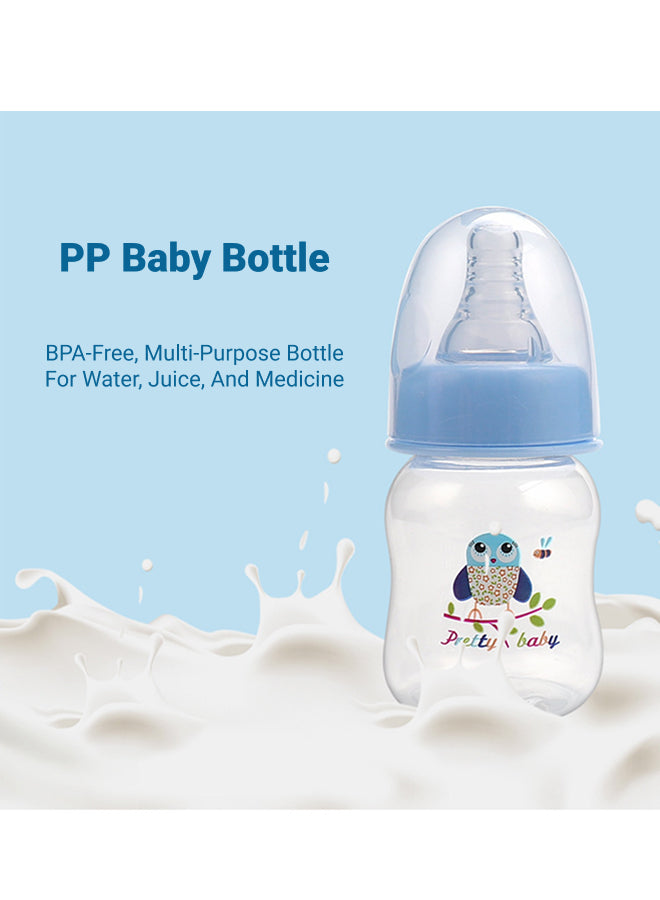 60ml Mini Anti-Choke Newborn Baby Bottle, BPA-Free Food-Grade PP (Suitable for 0+ Months)