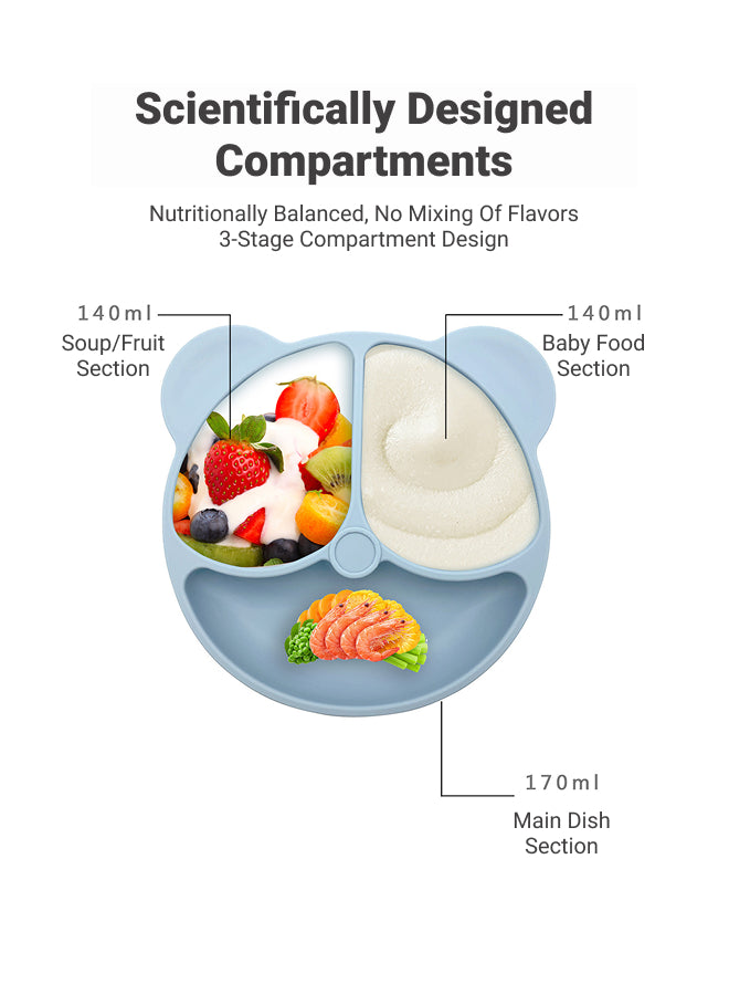 10-Piece 100% Food-Grade Silicone Baby Feeding Set