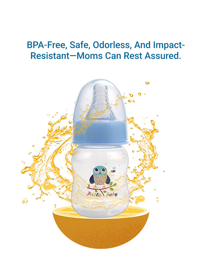 60ml Mini Anti-Choke Newborn Baby Bottle, BPA-Free Food-Grade PP (Suitable for 0+ Months)